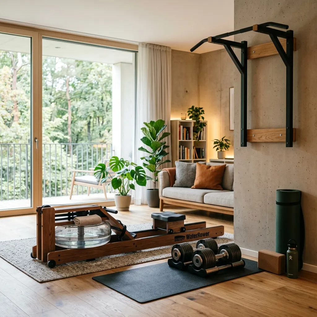 Modernes Home Gym Setup